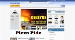 Desktop Screenshot of gebzemeydan.com